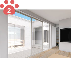 中庭（テラス）