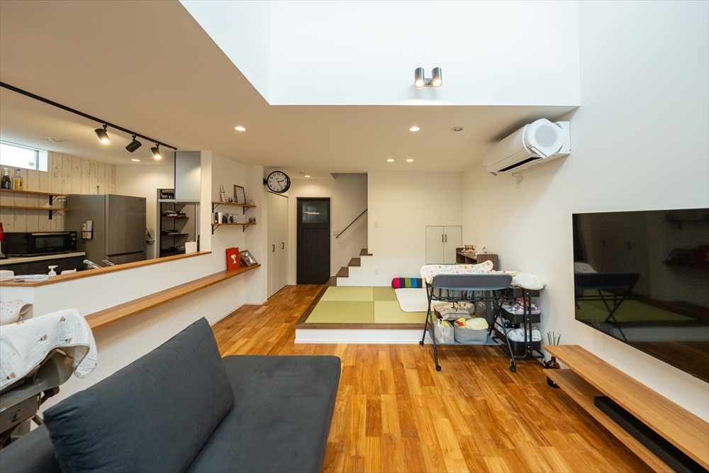 約18帖のLDKに3帖の畳コーナー