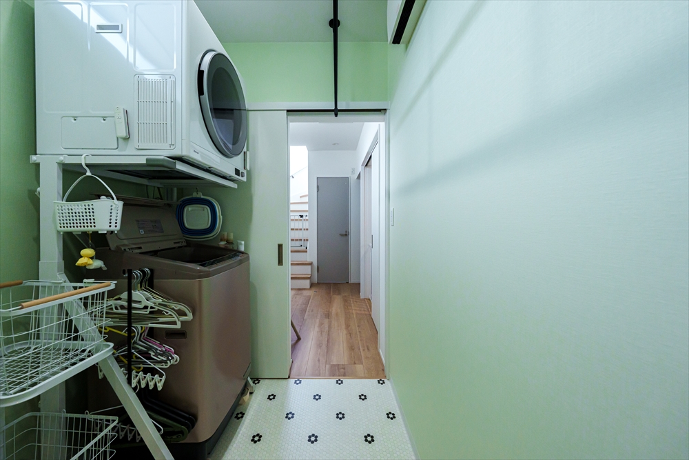家事がはかどるランドリールーム