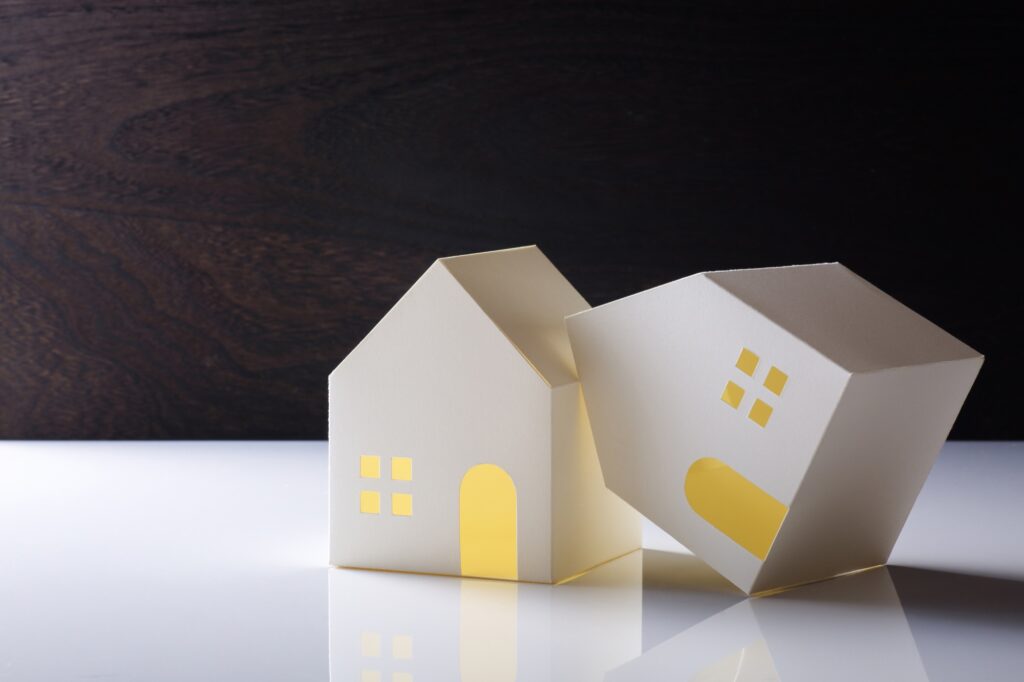 地震のイメージ模型